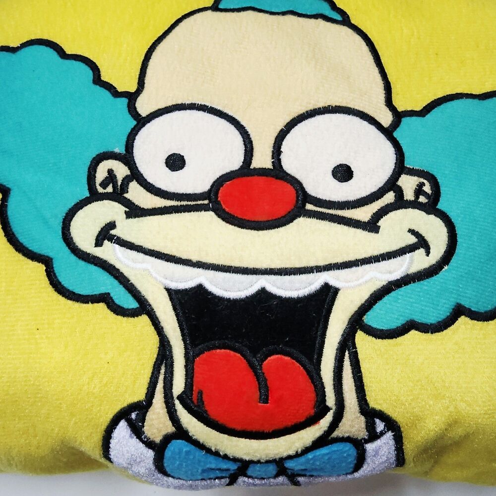 Official Universal Studios Krustyland Krusty the Clown Plush Pillow The SIMPSONS - Picture 9 of 9